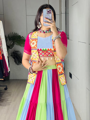 Navratri Triveni Lehenga Set