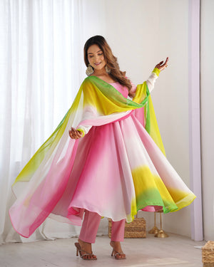 Georgette Designer Anarkali Set – Onion