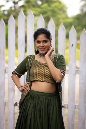 Navratri Mehendi Lehenga Set