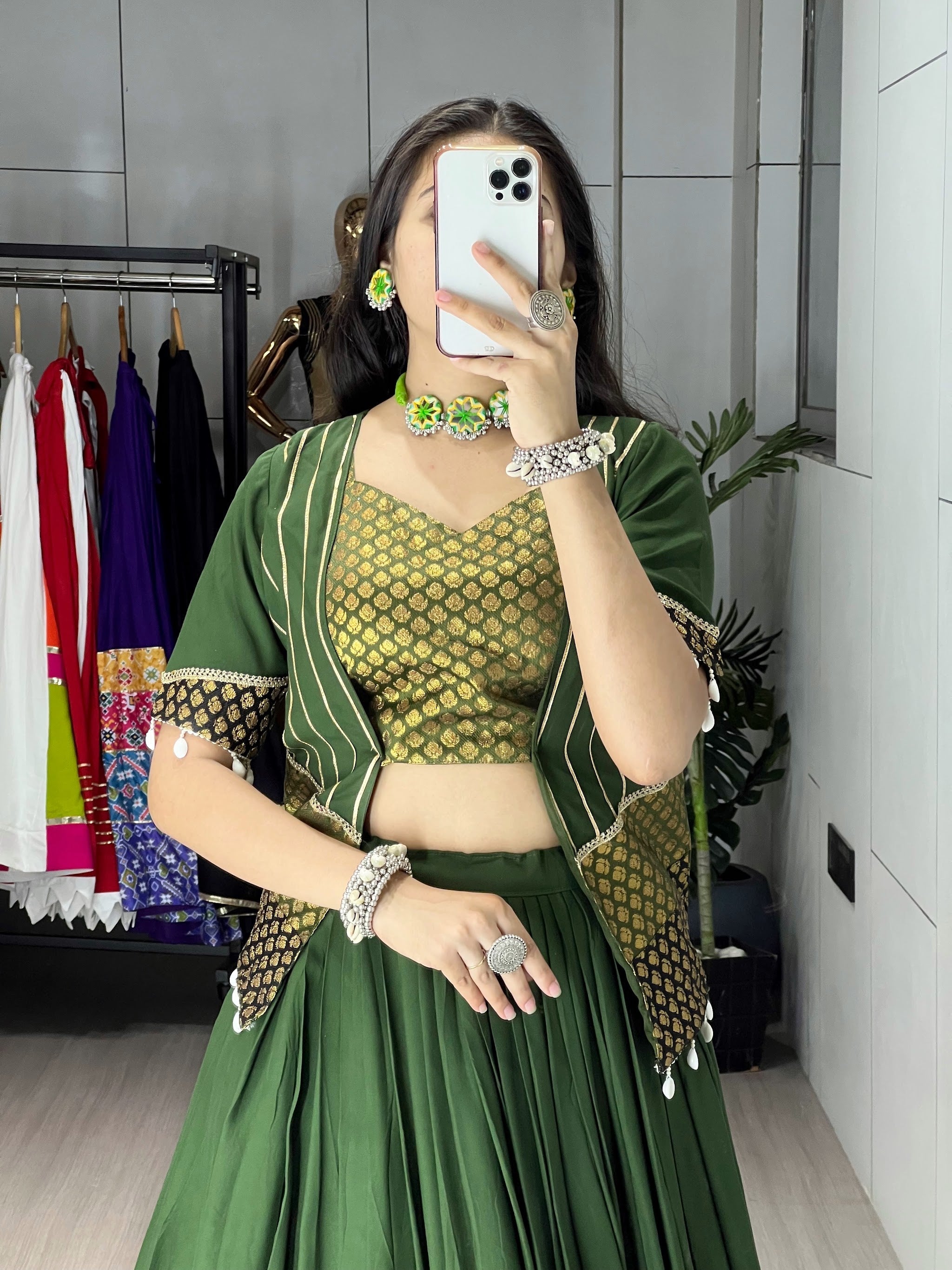 Navratri Mehendi Lehenga Set