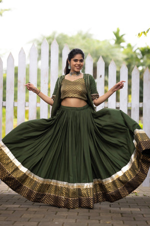 Navratri Mehendi Lehenga Set