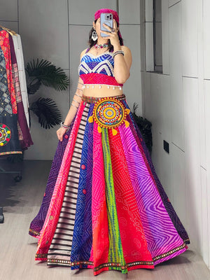 Navratri Multicolor Rangili Lehenga Set