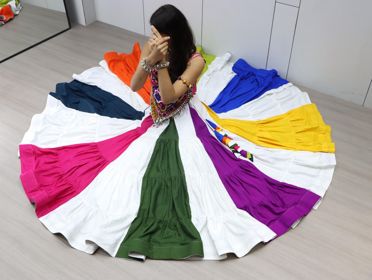 Navratri Multicolor Lehenga Kediya Sets
