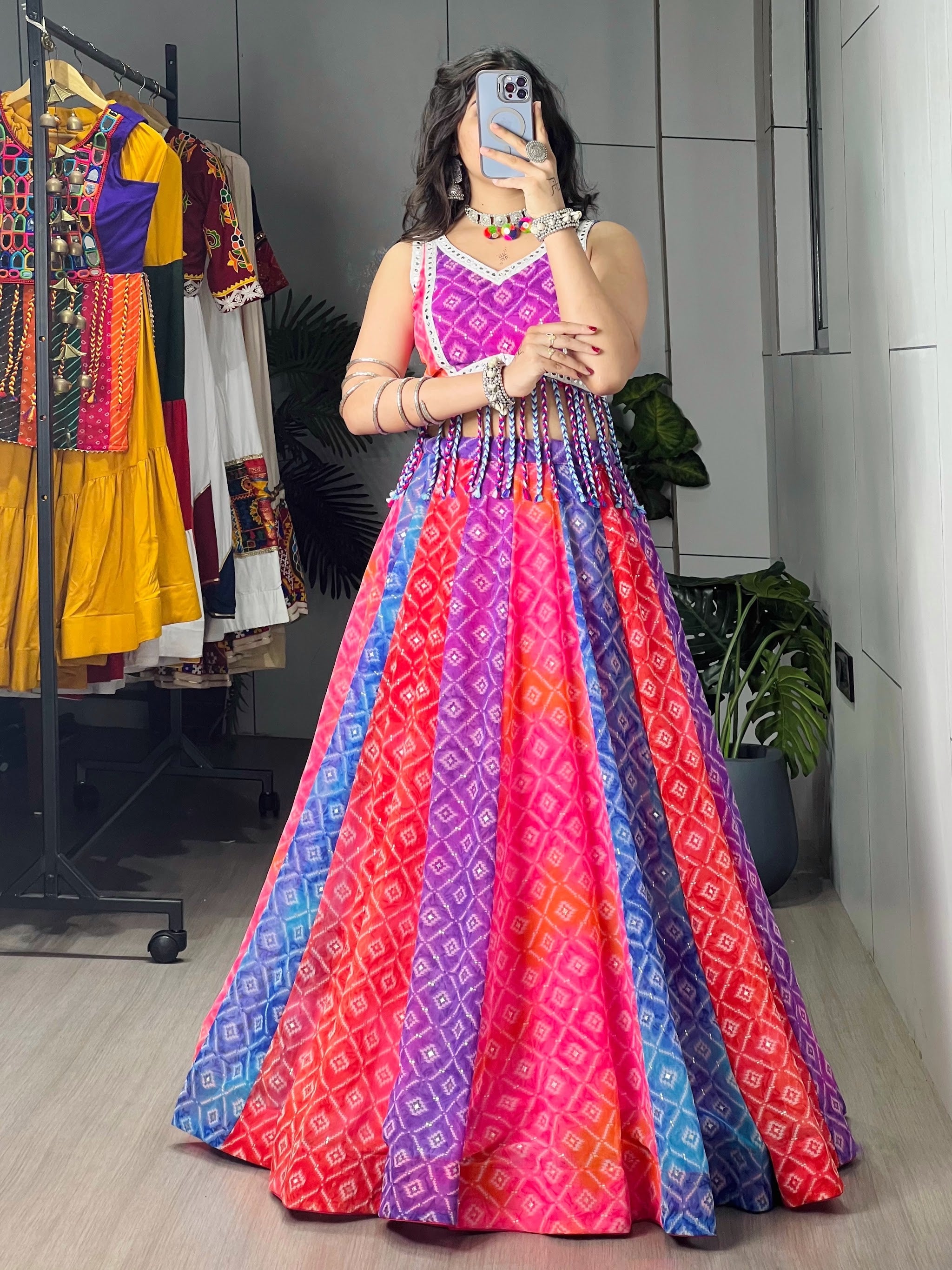 Navratri Tara Lehenga Set