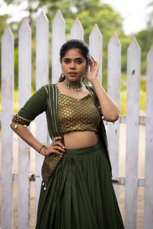 Navratri Mehendi Lehenga Set