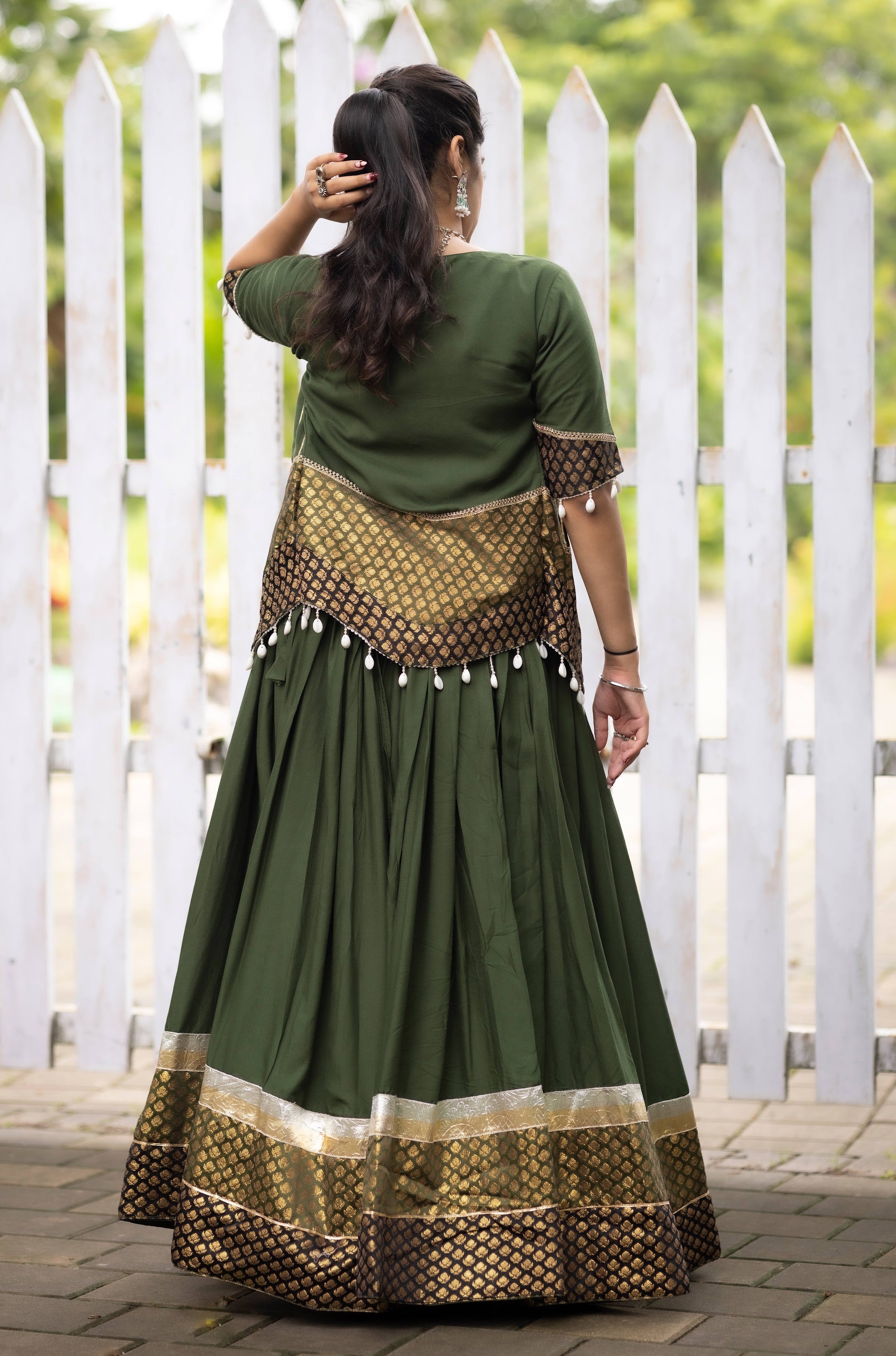 Navratri Mehendi Lehenga Set