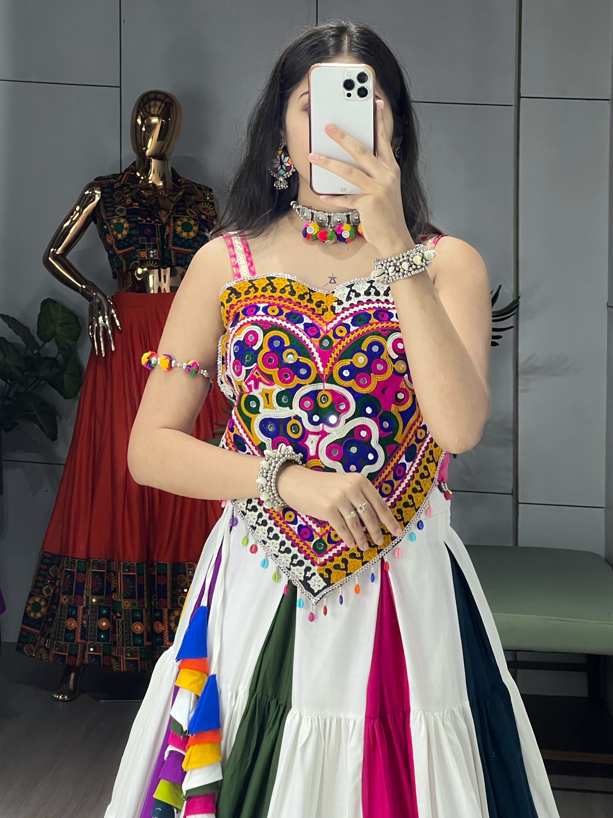 Navratri Multicolor Lehenga Kediya Sets