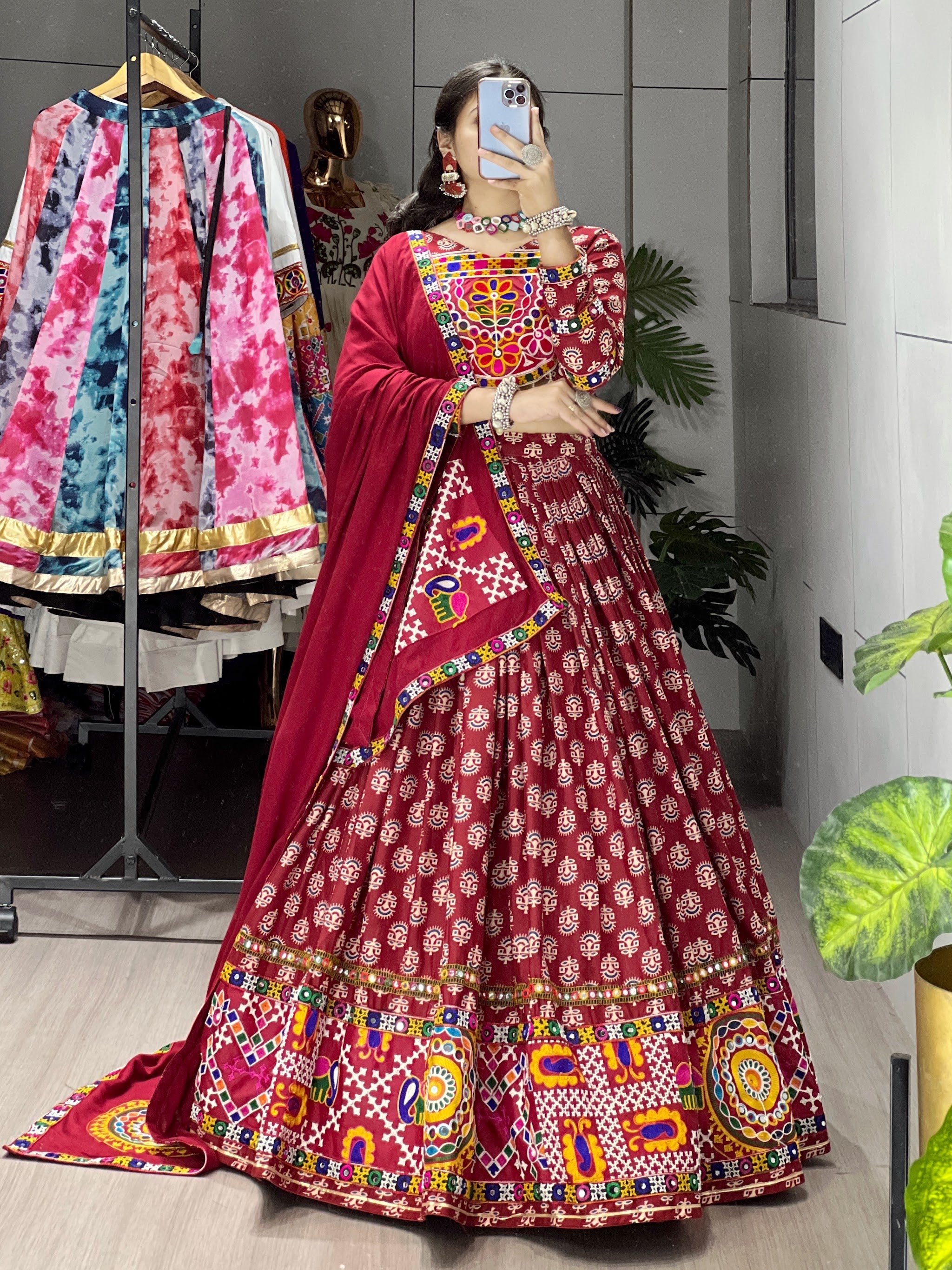 Navratri Ambaa Lehenga Set