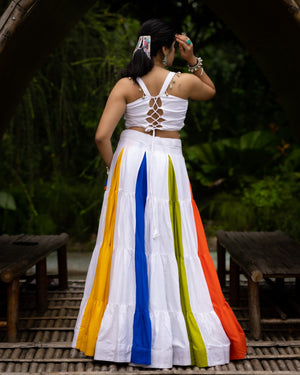 Navratri Multicolor Rangili Lehenga Set