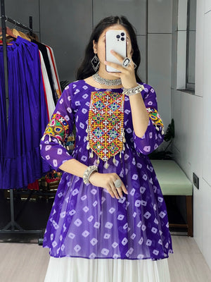 Navratri Purple Megha Lehenga Set