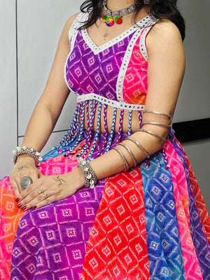 Navratri Tara Lehenga Set