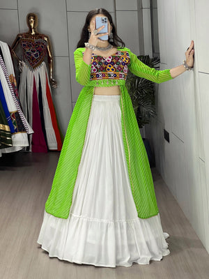 Navratri Printed Kurti Lehenga Set
