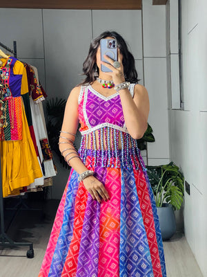 Navratri Tara Lehenga Set