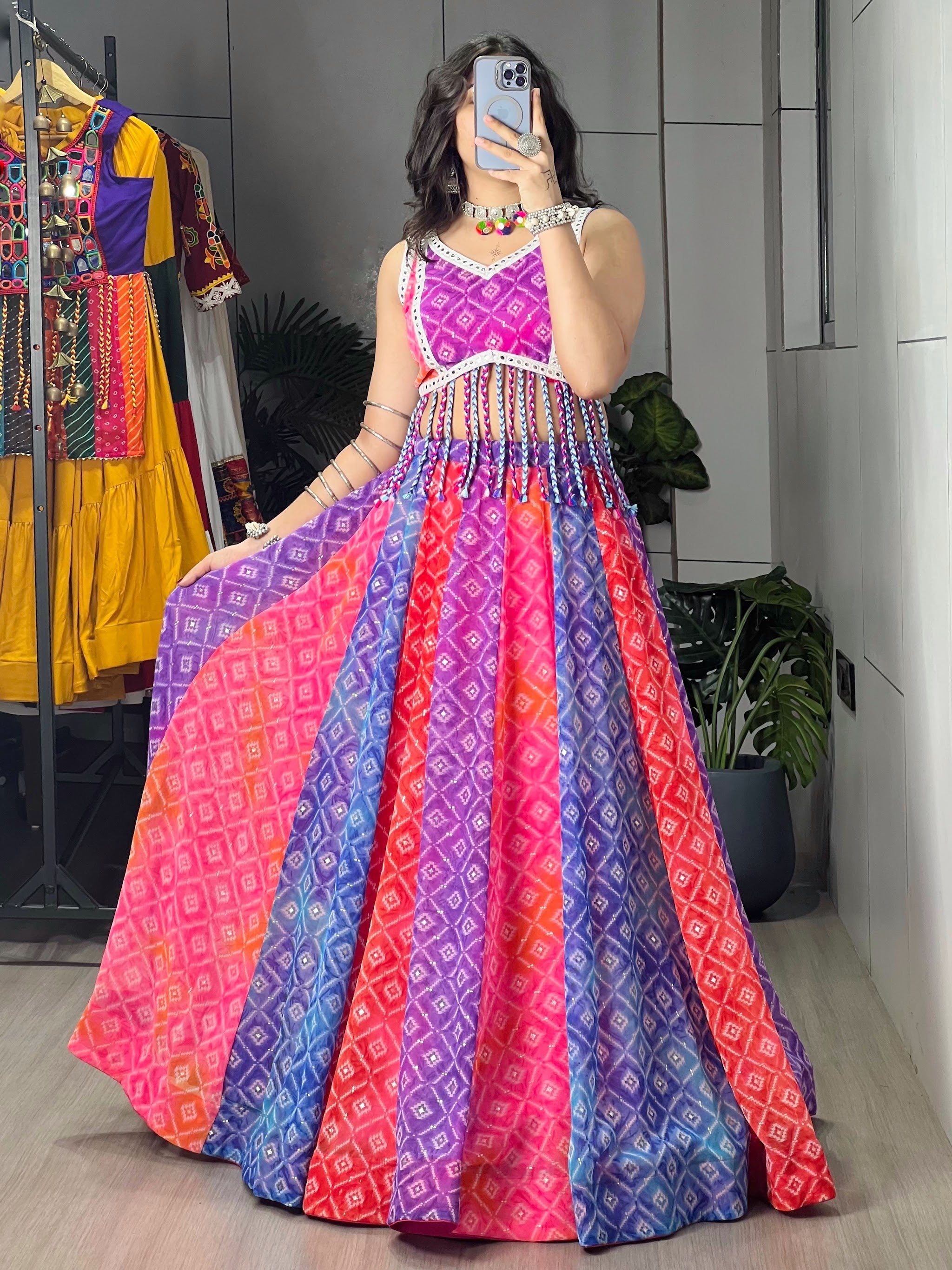 Navratri Tara Lehenga Set