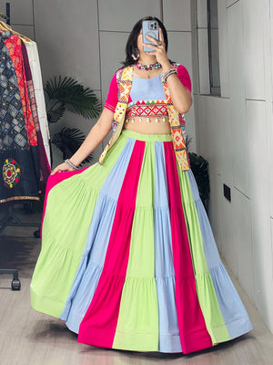 Navratri Triveni Lehenga Set