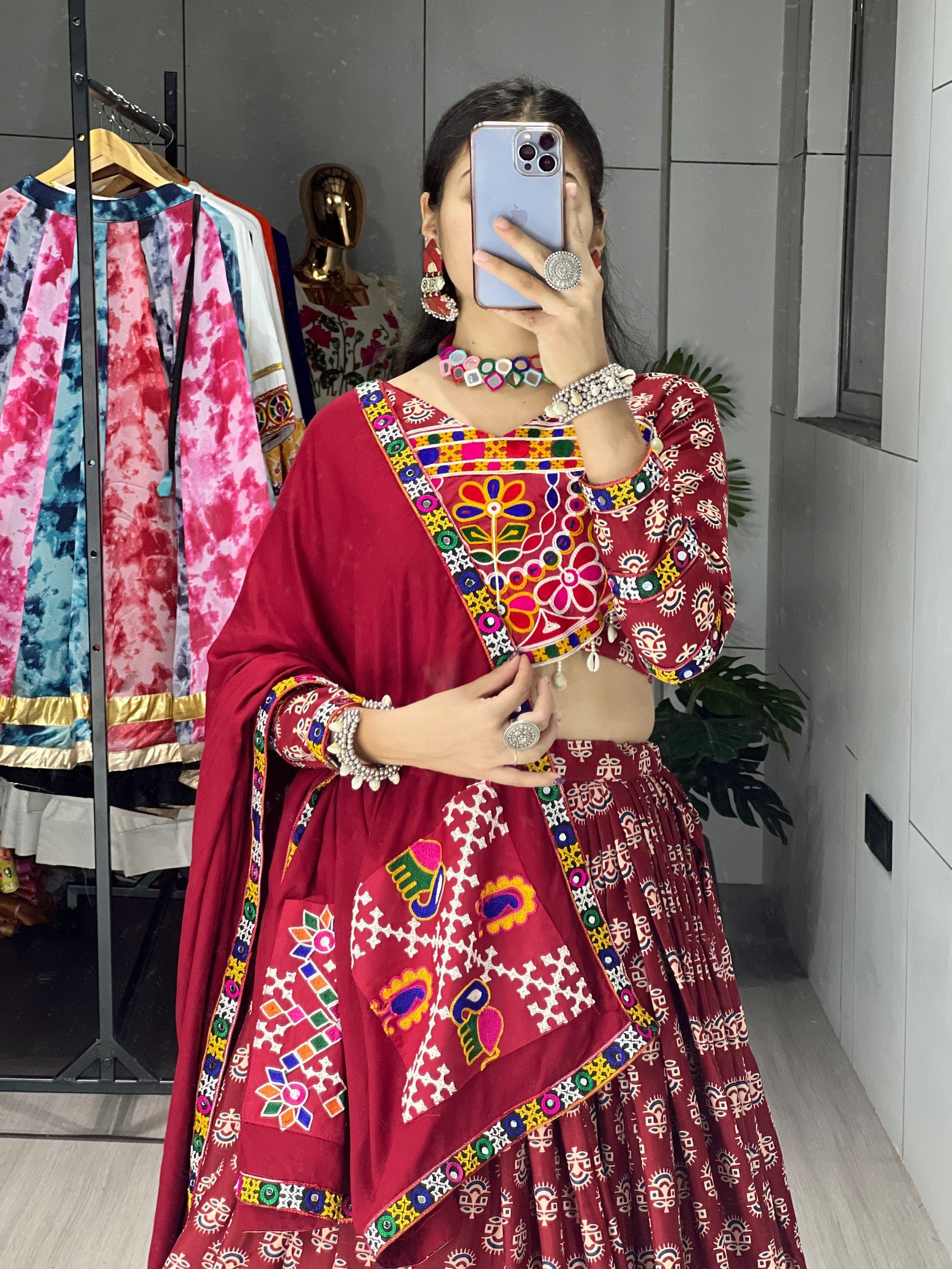 Navratri Ambaa Lehenga Set
