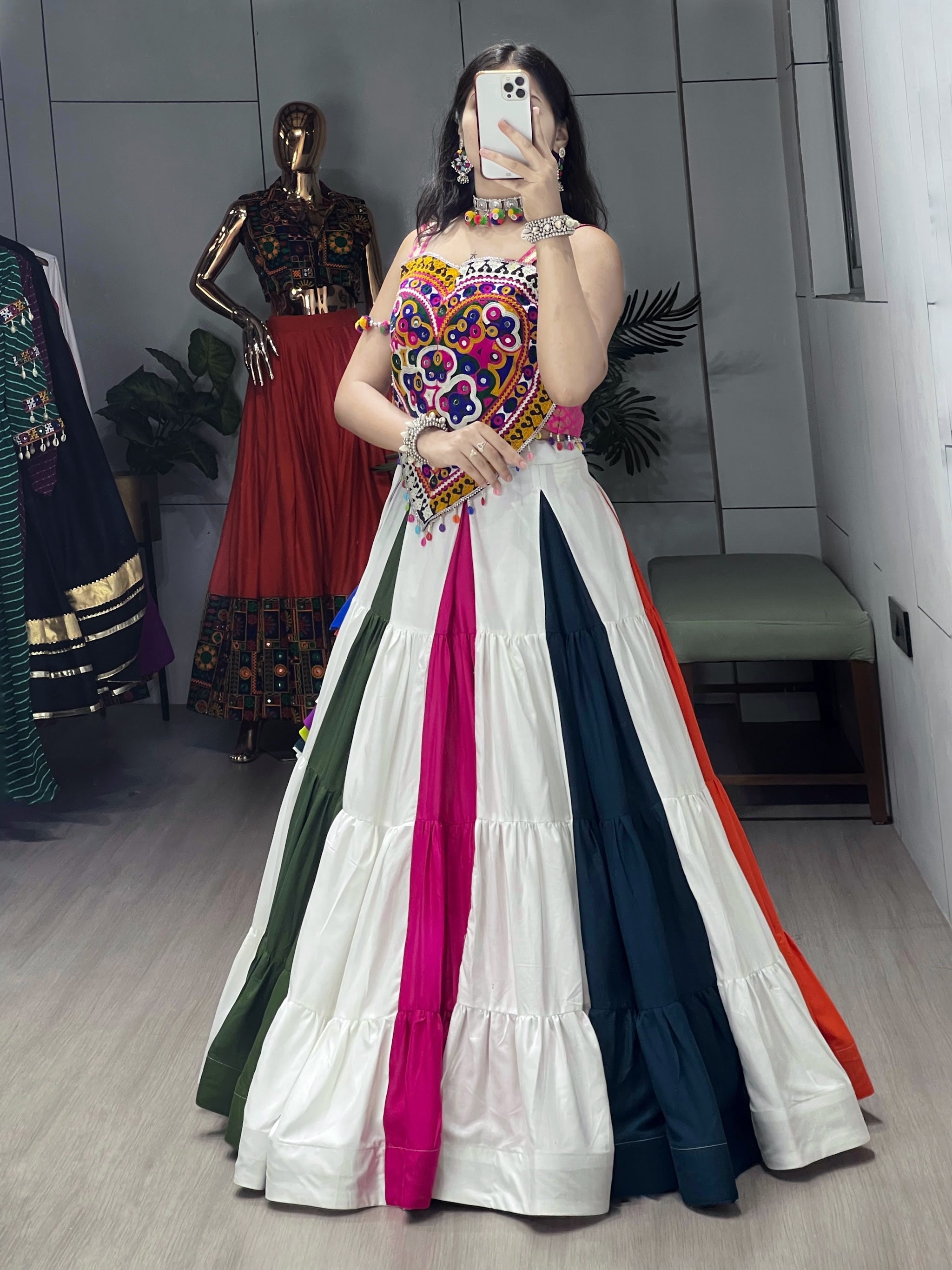 Navratri Multicolor Lehenga Kediya Sets