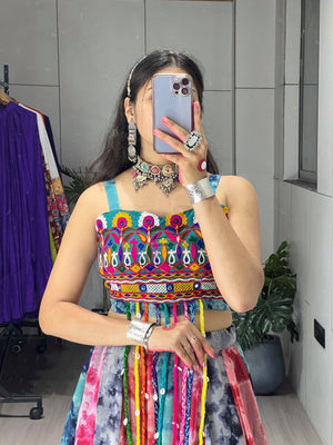 Navratri Multicolor Radhaa Lehenga Set