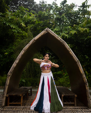 Navratri Multicolor Rangili Lehenga Set