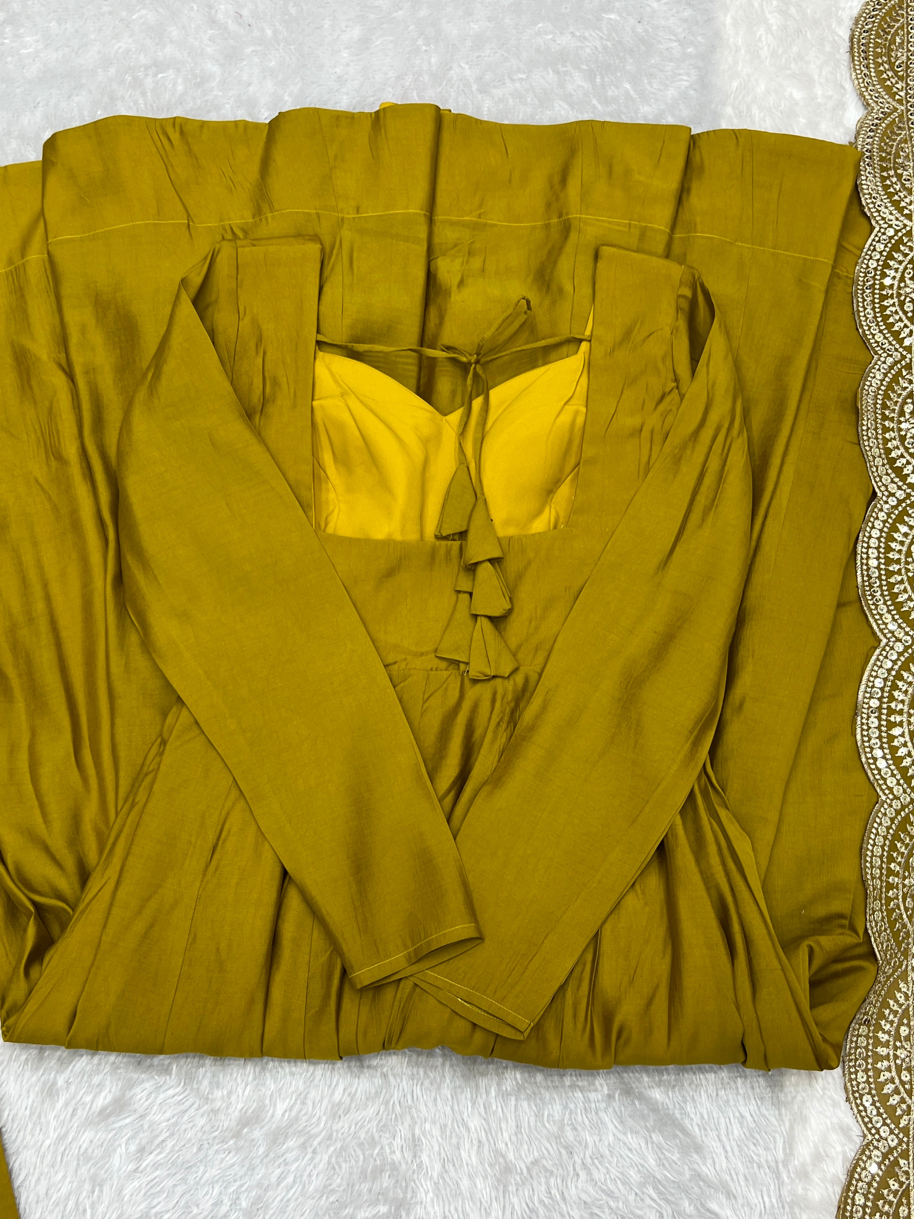 Roman Chanderi Silk Embroidered Anarkali Set – Musterd