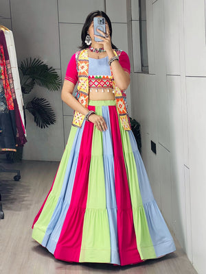 Navratri Triveni Lehenga Set